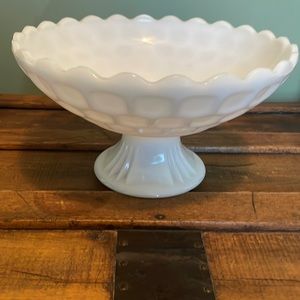 Milk, glass bowl